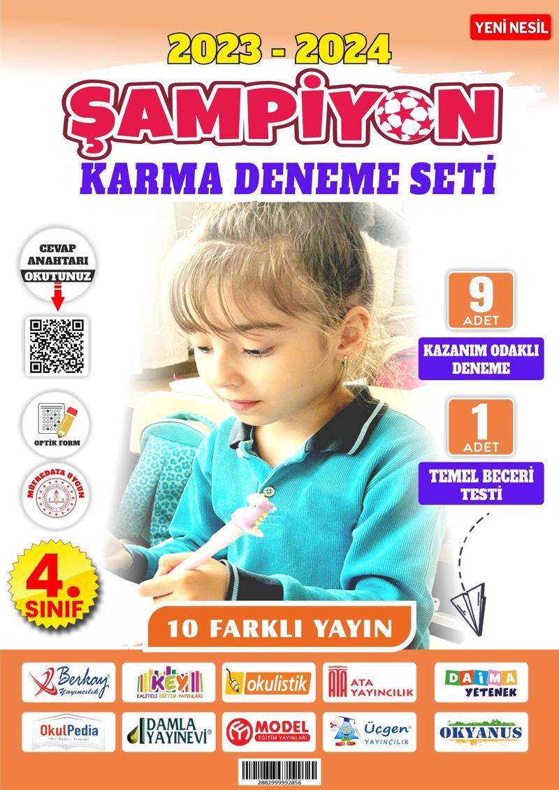 4. Sınıf Tüm Dersler 9+1 Karma Deneme Seti (Sayı Sayı Tüm Yılın Konularını Kapsar)