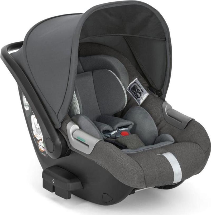 Darwin Infant i-Size Gr 0+ Bebek Ana Kucağı ve Oto Koltuğu 40-75 cm Velvet Grey