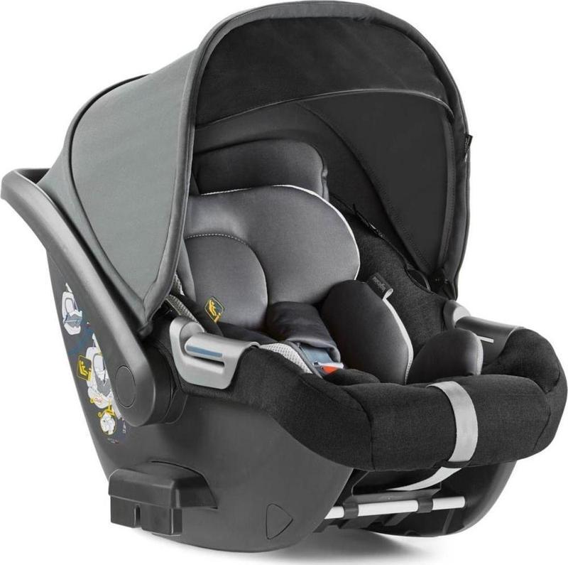 Darwin Infant i-Size Gr 0+ Bebek Ana Kucağı ve Oto Koltuğu 40-75 cm Mystic Black