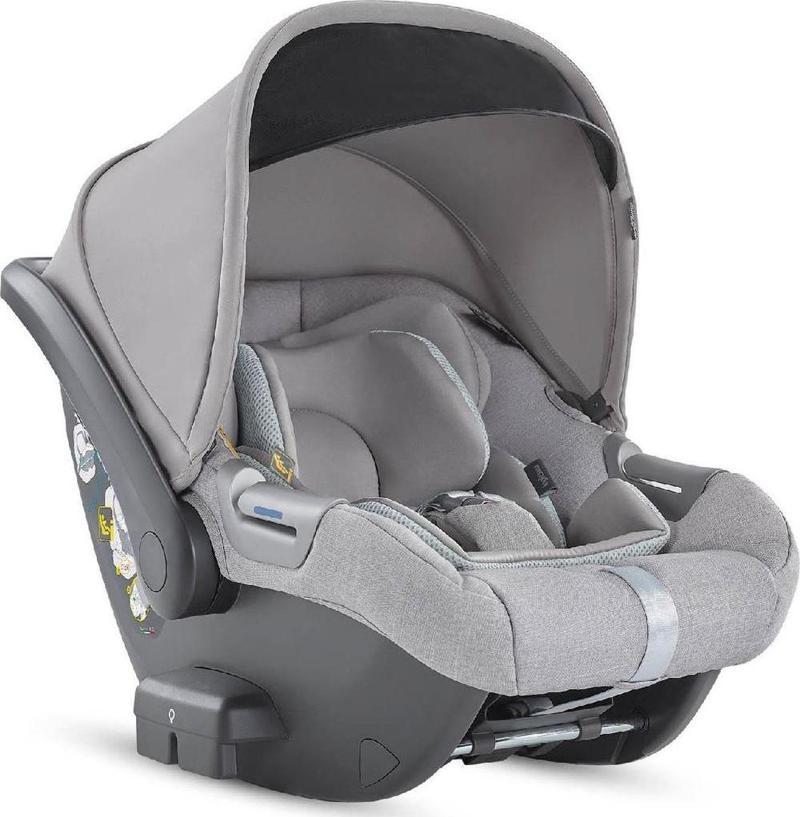 Darwin Infant i-Size Gr 0+ Bebek Ana Kucağı ve Oto Koltuğu 40-75 cm Silk Grey