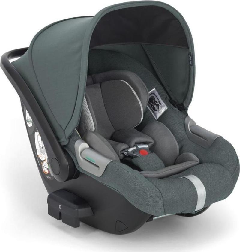 Darwin Infant i-Size Gr 0+ Bebek Ana Kucağı ve Oto Koltuğu 40-75 cm Emerald Green