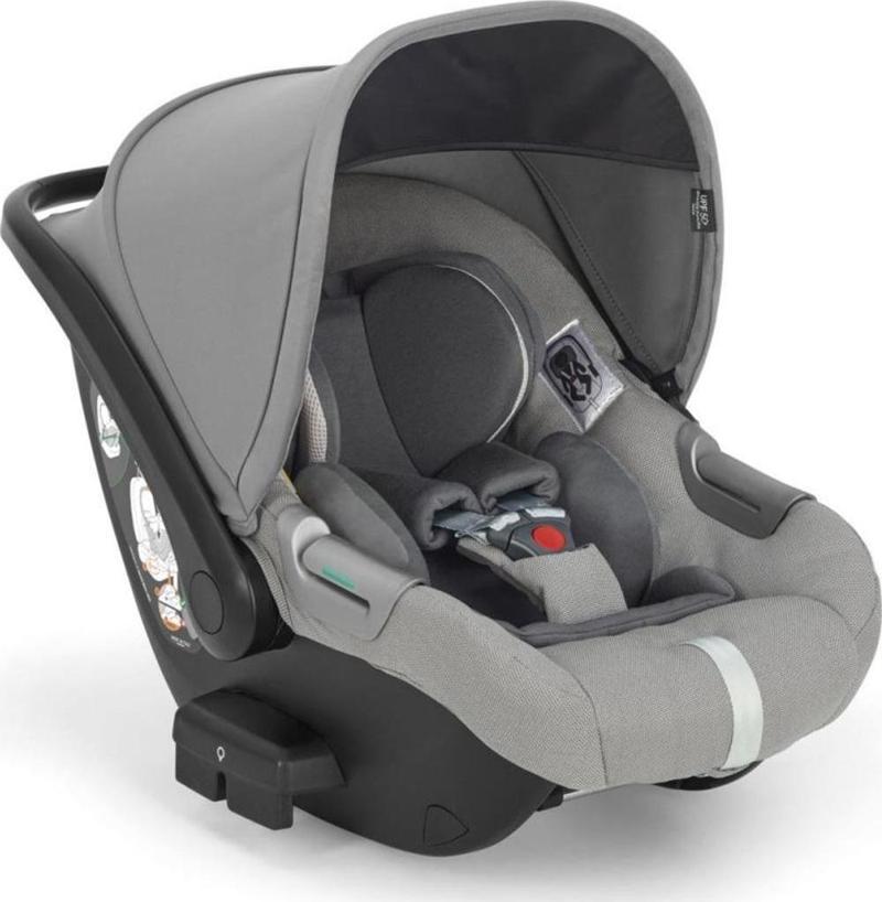 Darwin Infant i-Size Gr 0+ Bebek Ana Kucağı ve Oto Koltuğu 40-75 cm Satin Grey