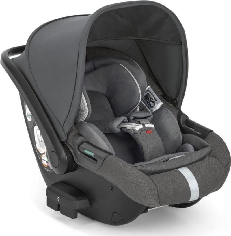 Darwin Infant Recline İ-Size Gr 0+ Yatırılabilen Bebek Ana Kucağı Ve Oto Koltuğu 40-75 Cm Velvet Grey