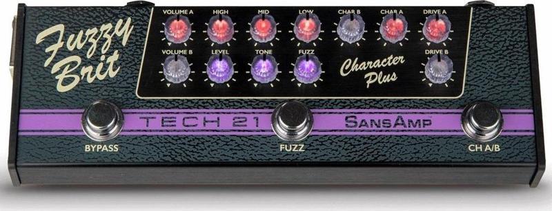 SansAmp Character Plus Fuzzy Brit Gitar Pedalı (CPSFB)