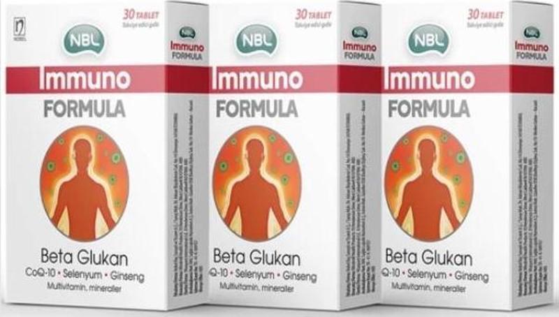 Nbl Immuno Formula Selenyum Beta Glukan 30 Tablet 3 Adet