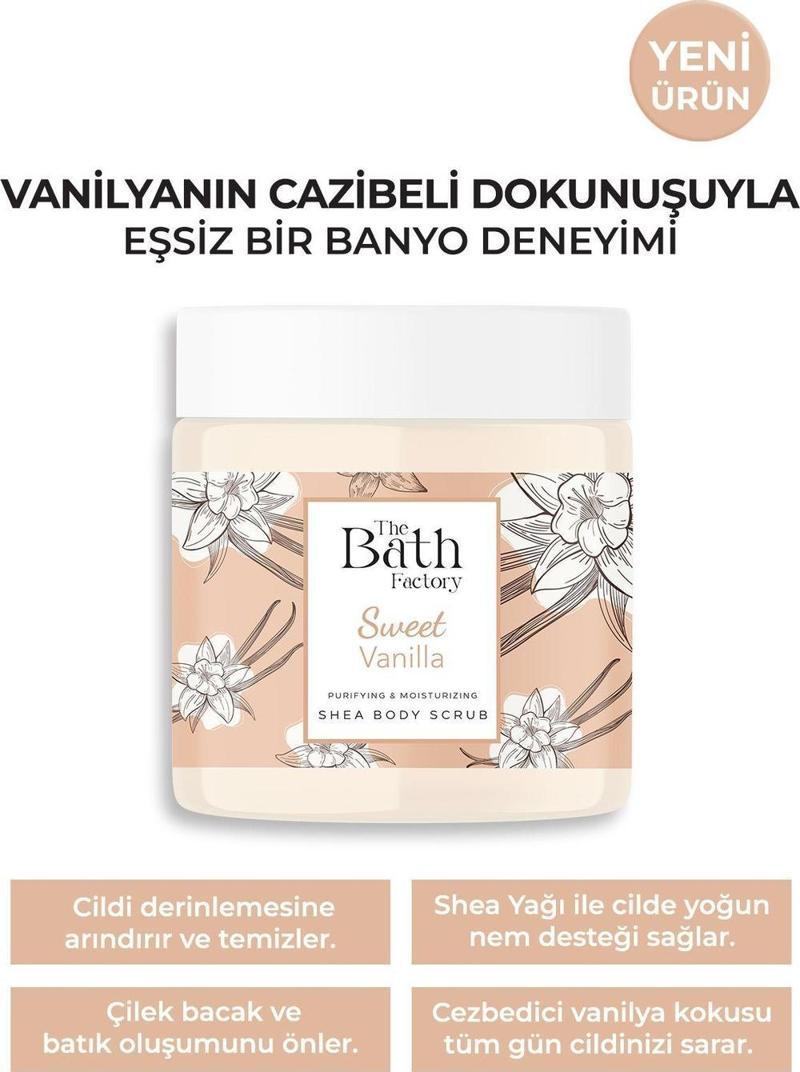 Nemlendirici Ve Arındırıcı Shea Vücut Peelingi - Vanilya Aromalı 300gr