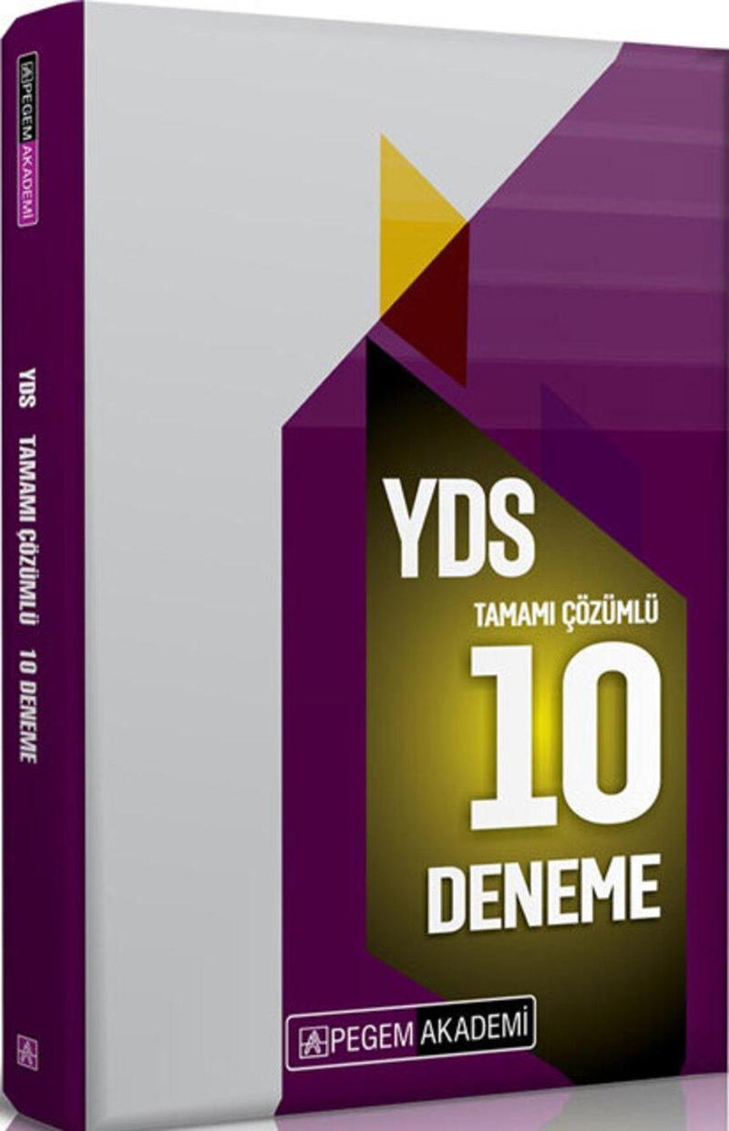 YDS Tamamı Çözümlü 10 Deneme