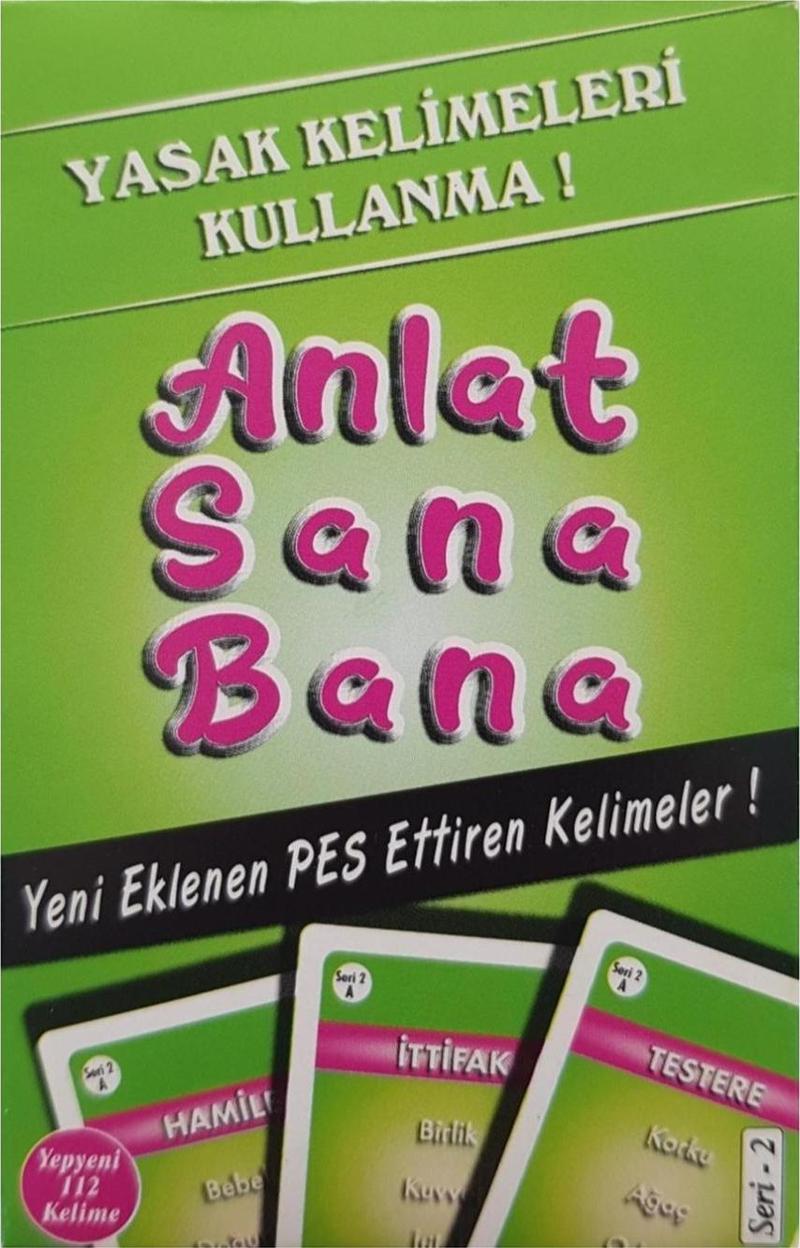 Anlat Sana Bana Yasaklı Kelime Kart Oyunu Yeşil