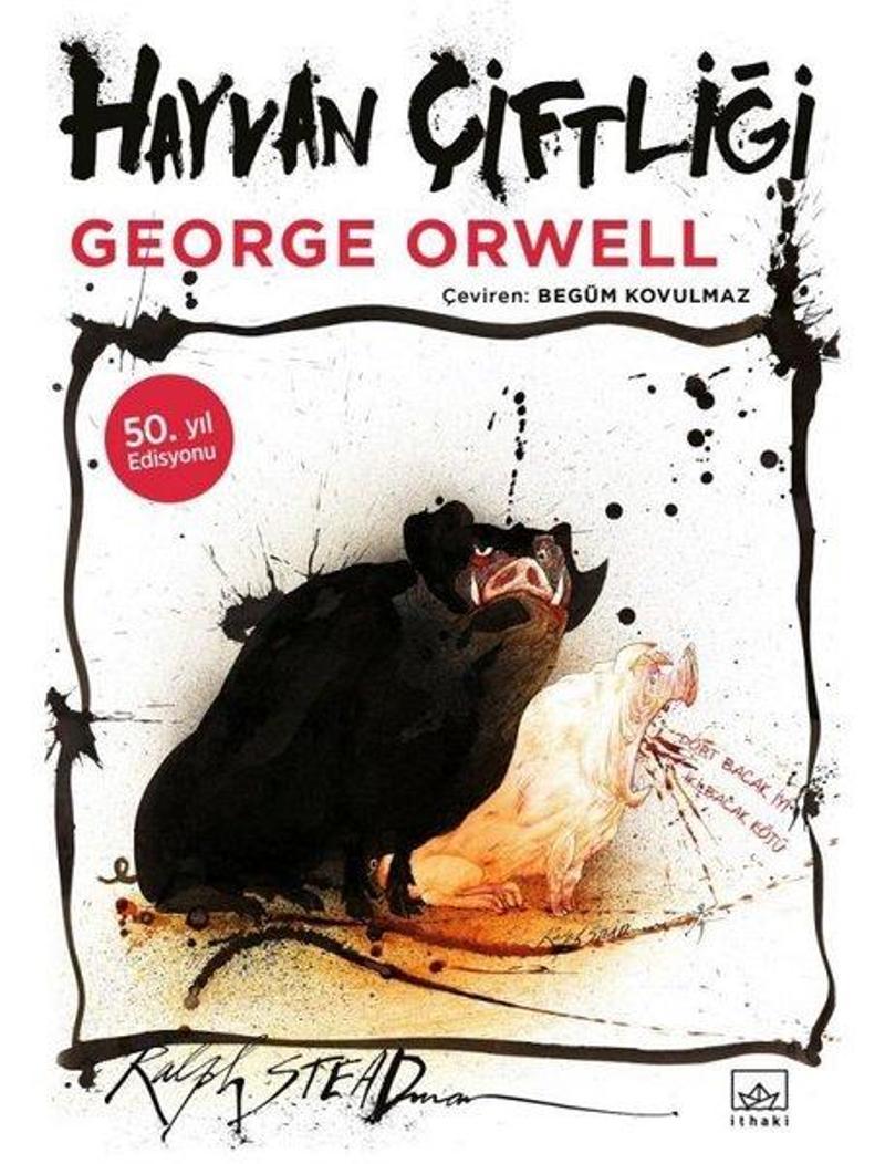 İthaki Yayınları Hayvan Çiftliği 50. Yıl Edisyonu - George Orwell