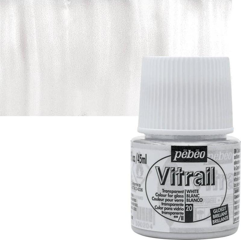 Vitrail Cam Boyası 45 ml. 20 White