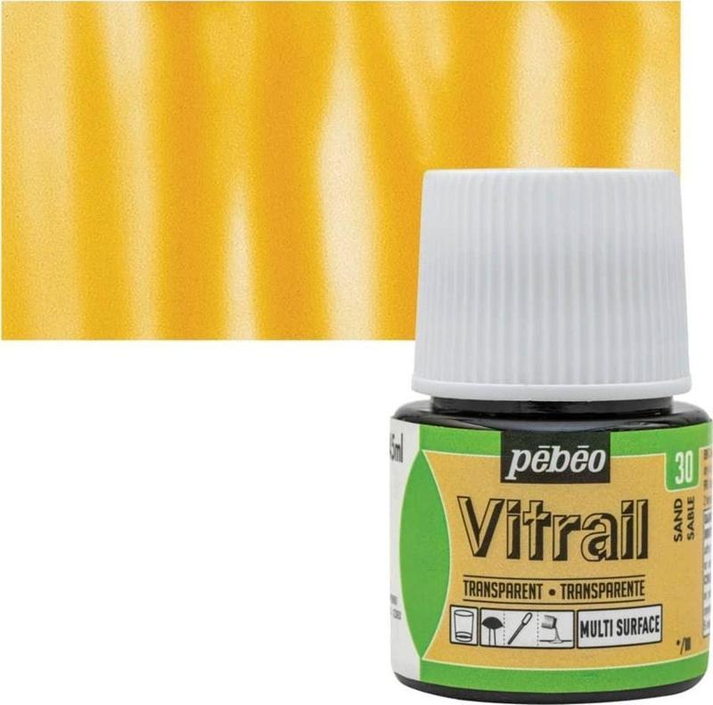 Vitrail Cam Boyası 45 ml. 30 Sand