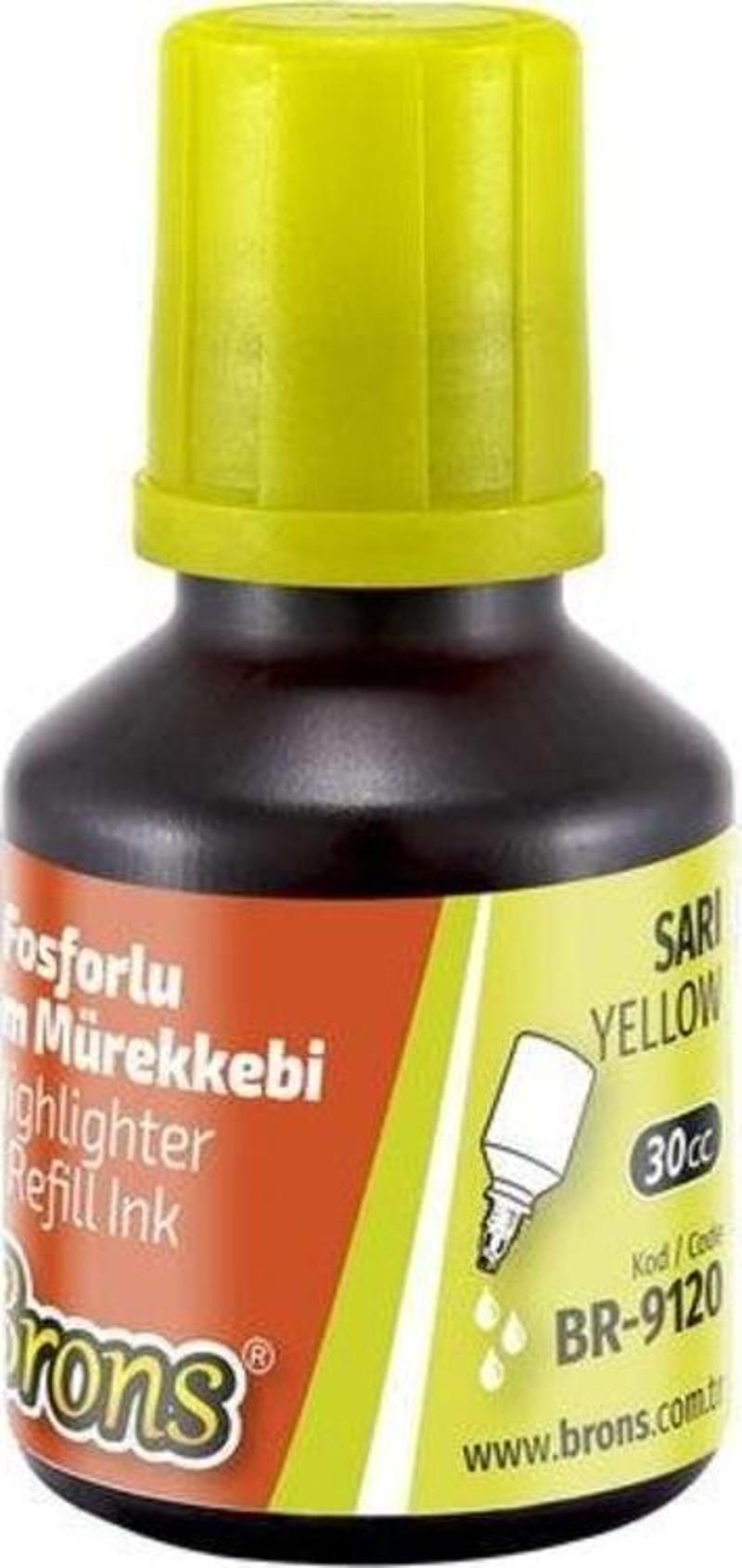 Fosforlu Kalem Mürekkebi 30 cc. Sarı