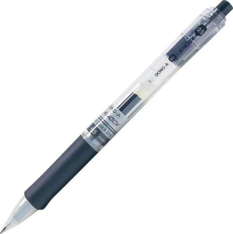 Q-Knock 0.5 mm Hızlı Kuruyan Jel Kalem SİYAH
