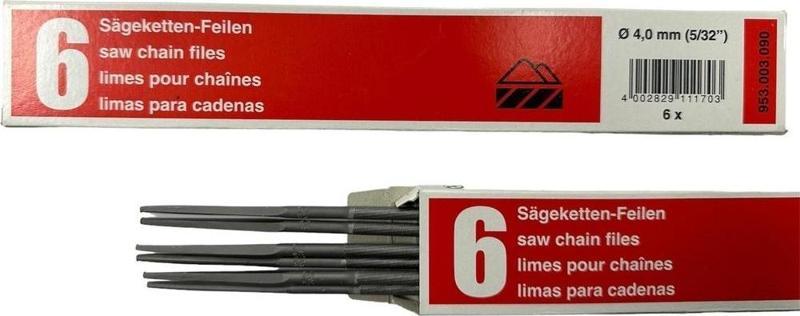 953.003.090   532 Eğe 5/32'' - 4.00mm 6 lı paket