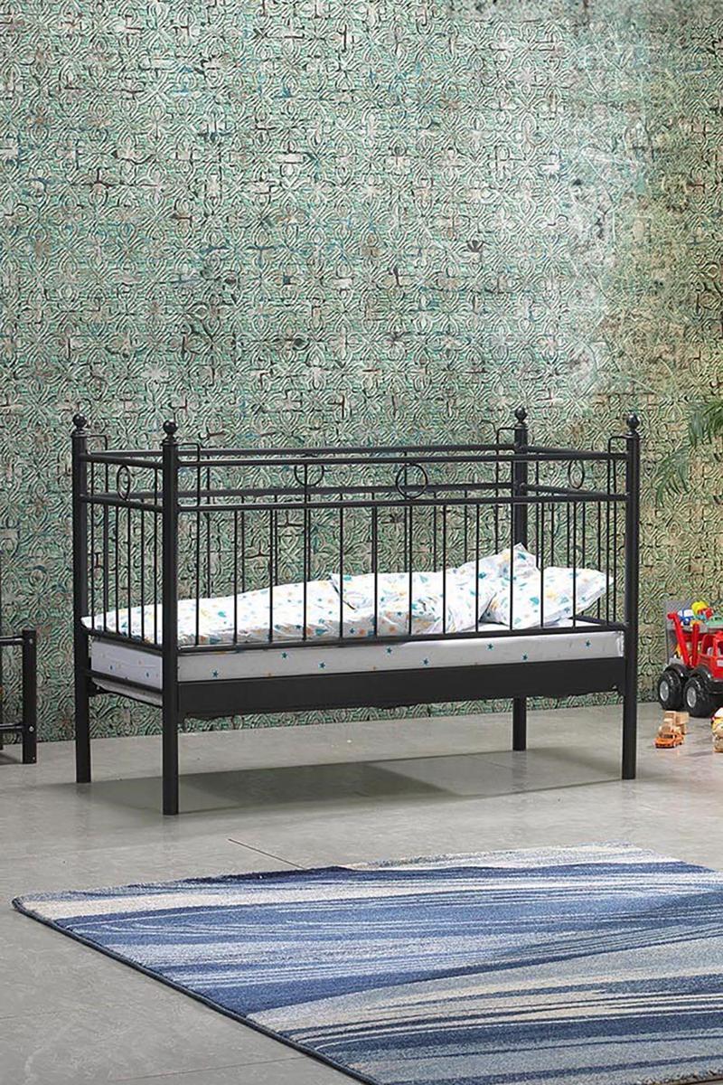 Alpas Bebek Beşiği Karyolası 70 x 140 Siyah