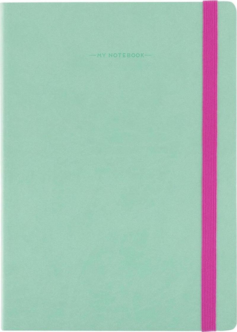 Defter Lg My Notebook Large Kareli Aqua