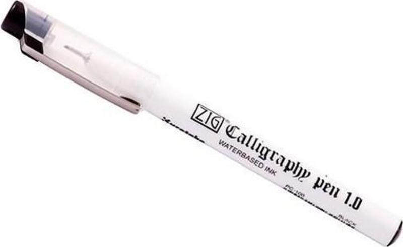 Calligraphy Pen YAN KESİK Kaligrafi Kalemi 1.0 mm Siyah