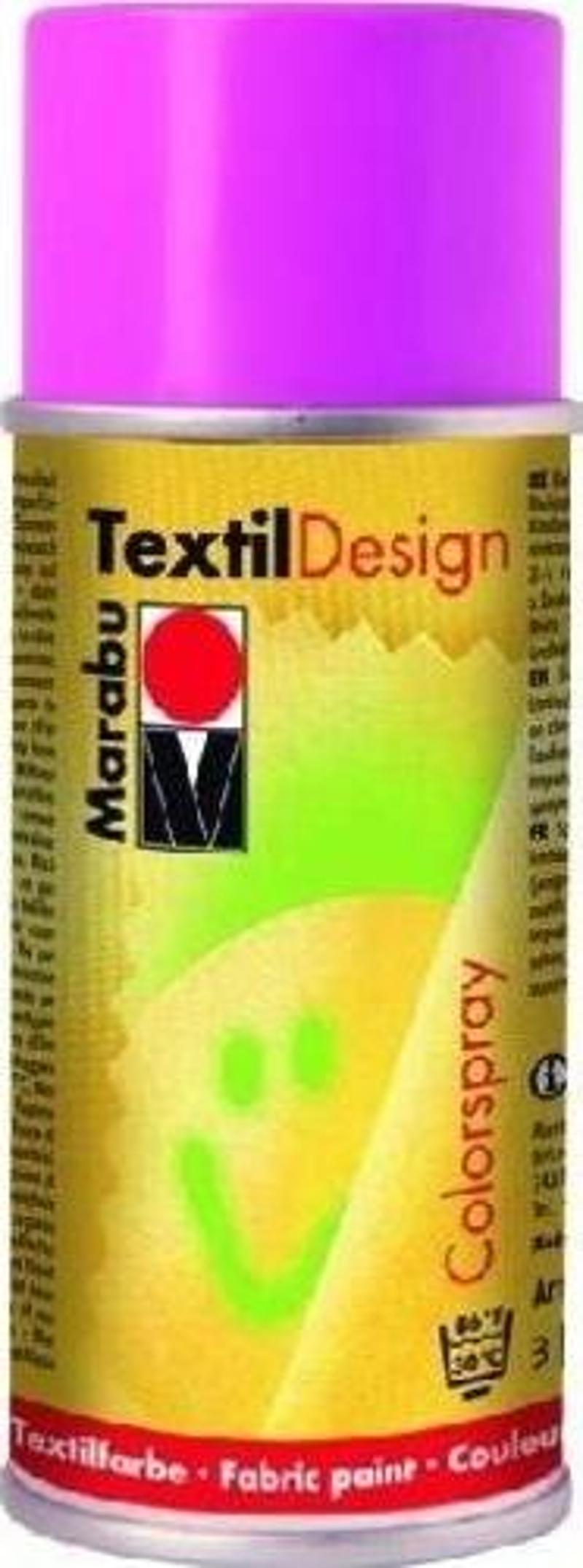 Textil Design Akrilik Bazlı Sprey Kumaş Boyası 150 ml. PEMBE