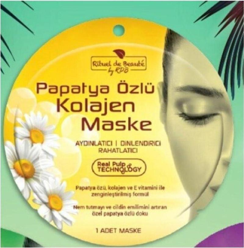 Papatya Kolajen Maske