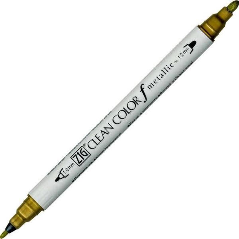 Clean Color f Çift Uçlu Kalem 101 Metallic Gold