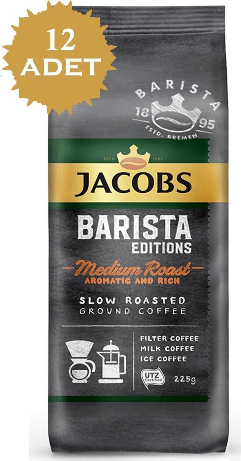 Barista Editions Medium Filtre Kahve 225 gr x 12 Adet