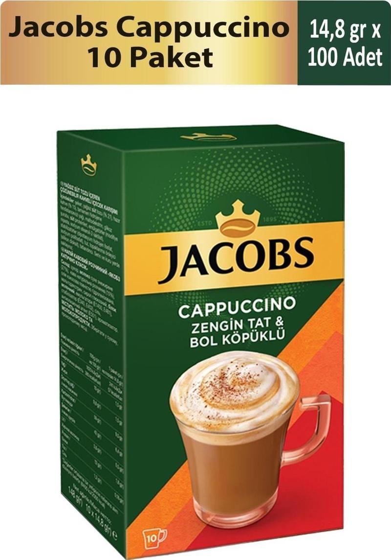 Cappuccino 10'lu Kutu Kahve x 5 Paket