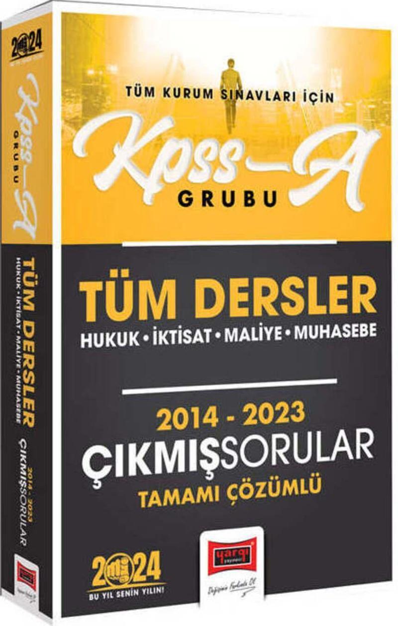  2024 KPSS A Grubu Tüm Dersler Hukuk-İktisat-Maliye-Muhasebe Tamamı Çözümlü Çıkmış Sorular