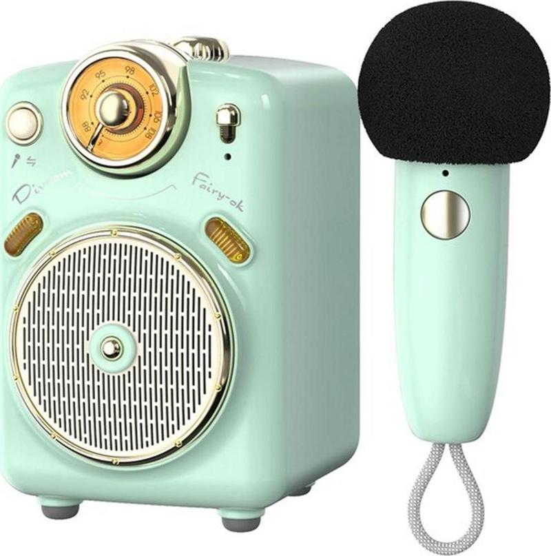 Fairy-OK Karaoke Mikrofonlu FM Radyolu Bluetooth Hoparlör