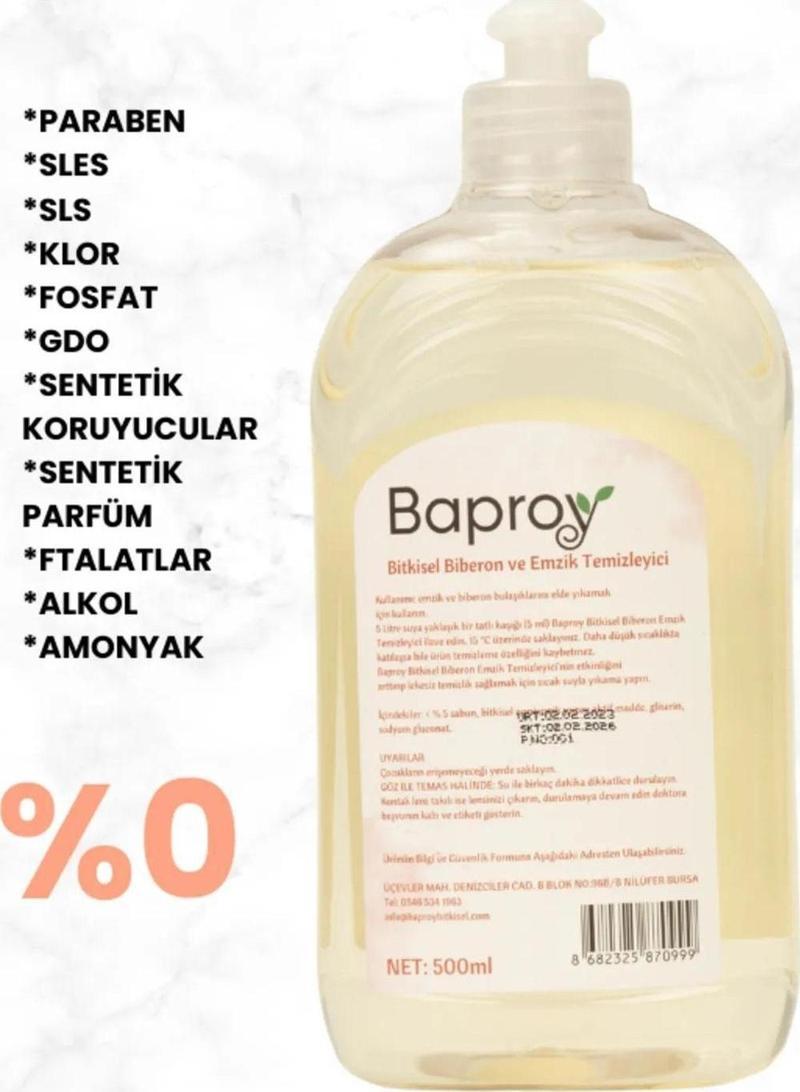 Baby Bitkisel Biberon Emzik Temizleyicisi 500 Ml