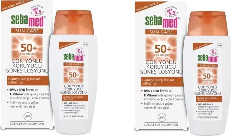 Güneş Koruyucu Losyon 50+ Faktör 150ml x 2 ADET