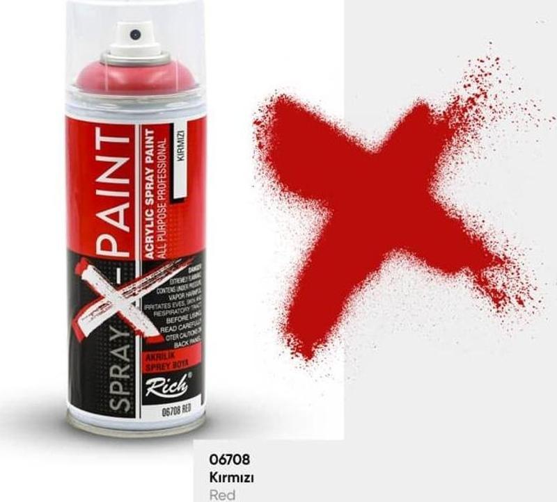 Spray-X Paint Sprey Boya 400 ml KIRMIZI