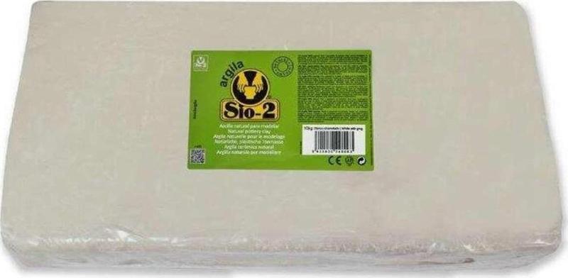 Argila Doğal Çamur Şamutlu 10Kg. Naturel Beyaz