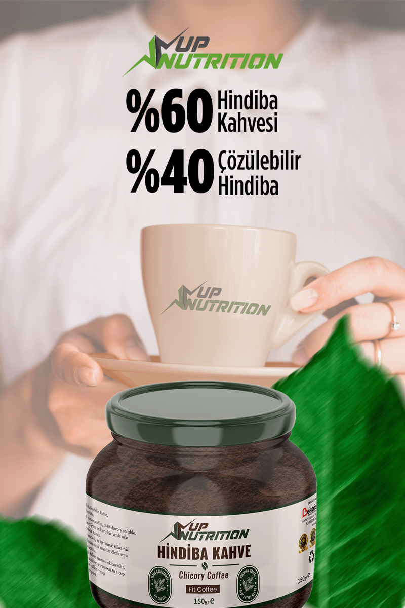 Up Nutrition Upnutrition Hindiba Kahvesi Detox Kahve 1 Aylık - (60 Kullanım) Net 150 gr.