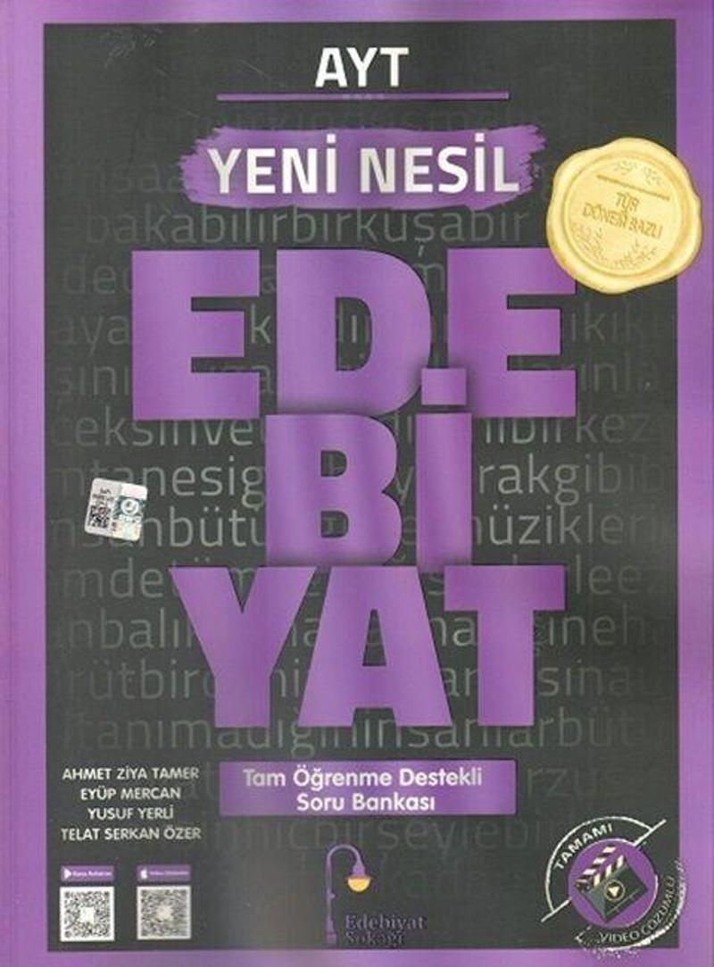 Edebiyat Sokağı Yayınları AYT Edebiyat Soru Bankası