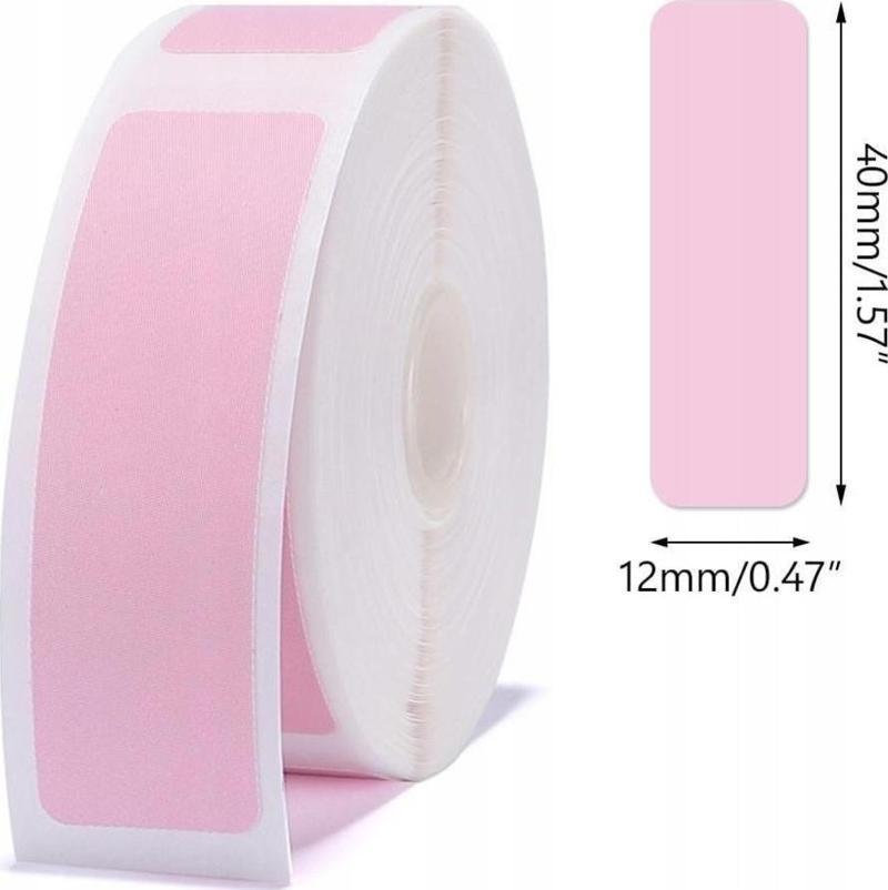 T12 x 40 mm 160 Adet Pembe Etiket ( D11, D110, D101, H1S )