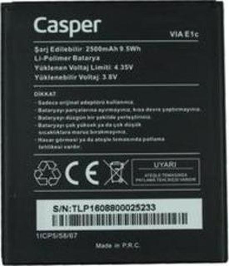 CASPER VİA E1C PİL BATARYA