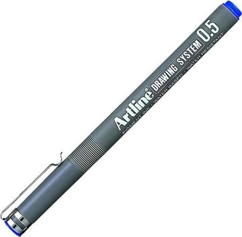 Drawing System Teknik Çizim Kalemi 0.5 mm Mavi