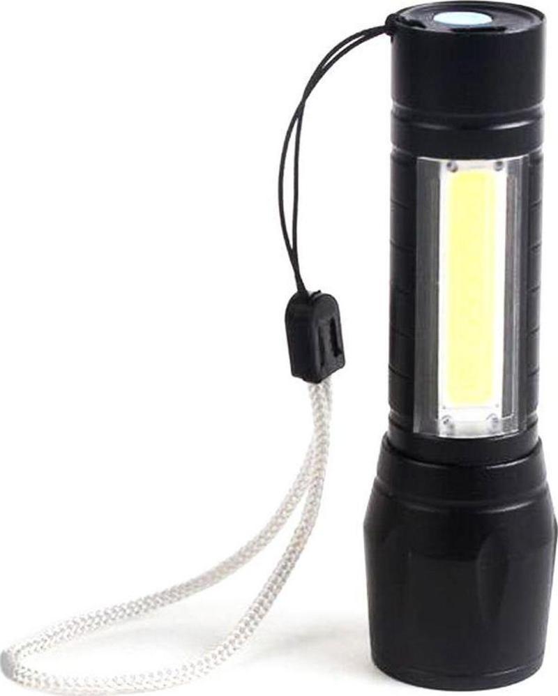 Mini Çok Güçlü Şarjli El Feneri Xpe-Cob Led Wt-030