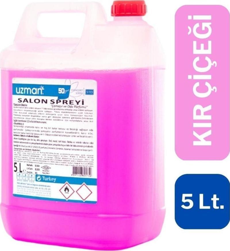 Oda ve Çamaşır Parfümü 5 Litre x 4 Adet - Kır Çiçeği