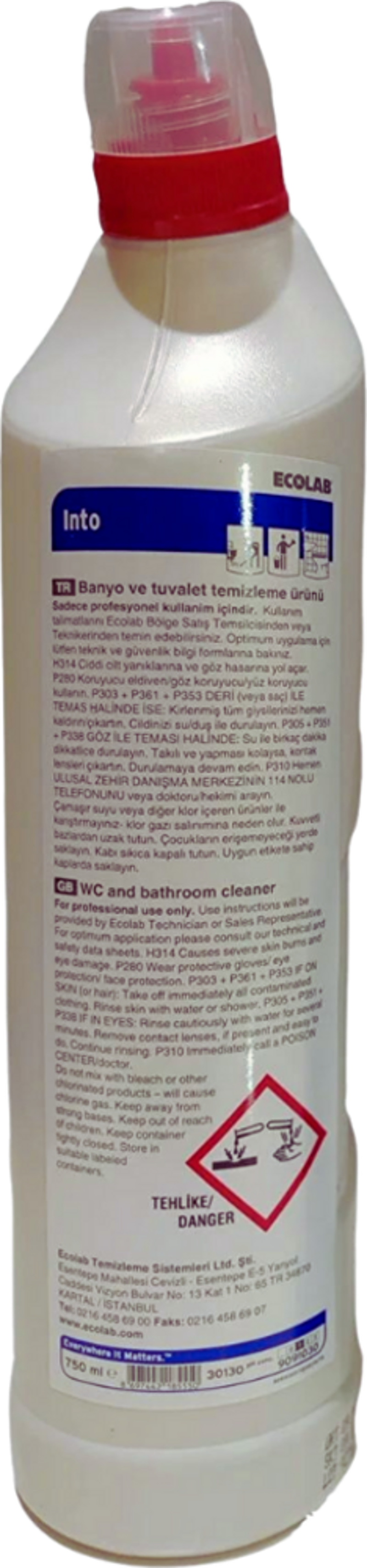 Into Banyo Ve Tuvalet Temizleyici Kireç Çözücü 750 ml (30130)