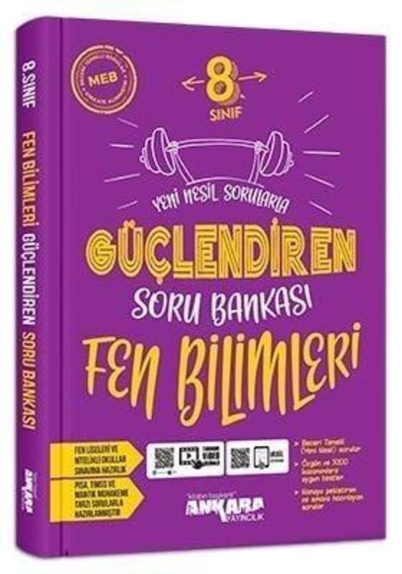 Ankara Yayıncılık 8. Sınıf Fen Bilimleri Güçlendiren Soru Bankası