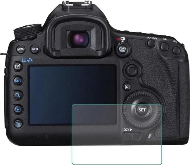 Canon Eos 600D II İle Uyumlu Darbe Emici Kamera Ekran Koruyucu Kaplama