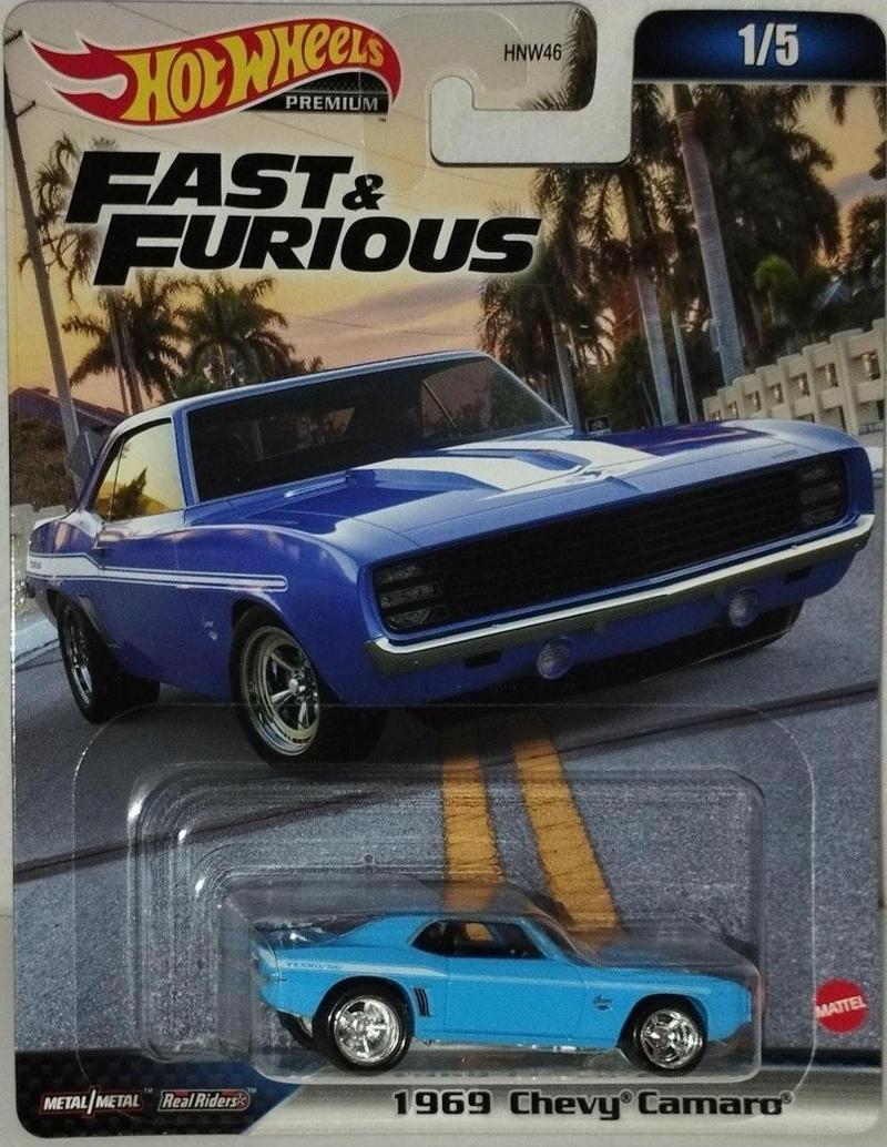 Premium Fast & Furious 1969 Chevy Camaro HNW46 HKD24