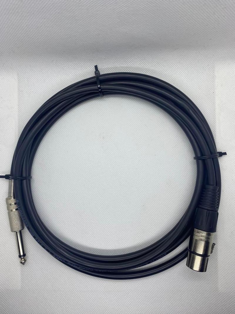 RHN Mikrofon Kablosu Çivi Jack - XLR Dişi 3 Metre (Jack-XLR Dişi)