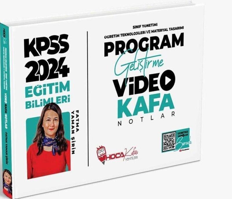 2024 KPSS Eğitim Bilimleri Program Geliştirme Sınıf Yönetimi Materyal Tasarımı Video Kafa Notlar