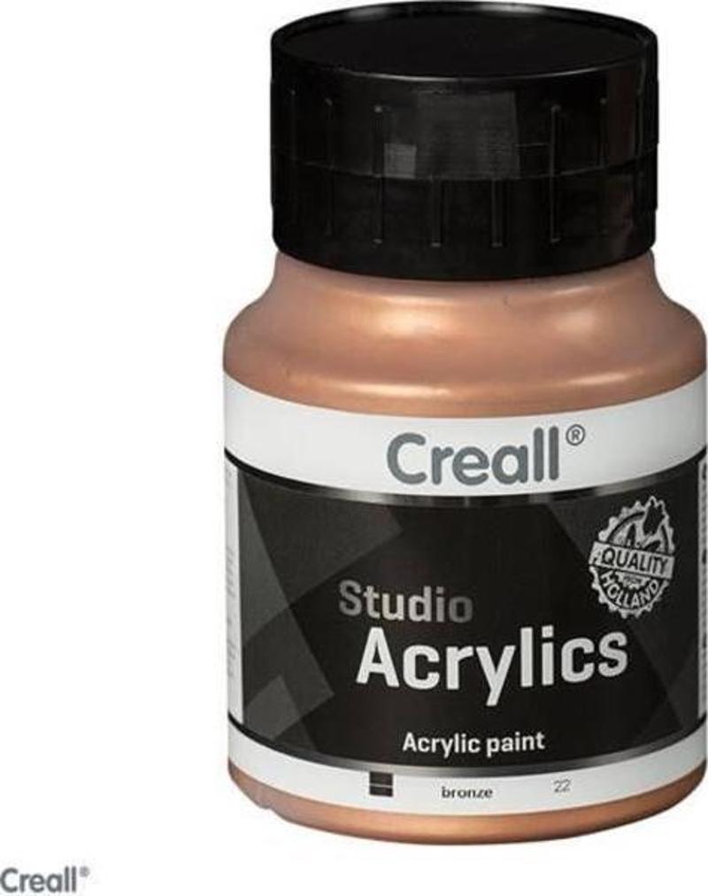 Studio Akrilik Boya 500 ml. 22 METALLIC BRONZE