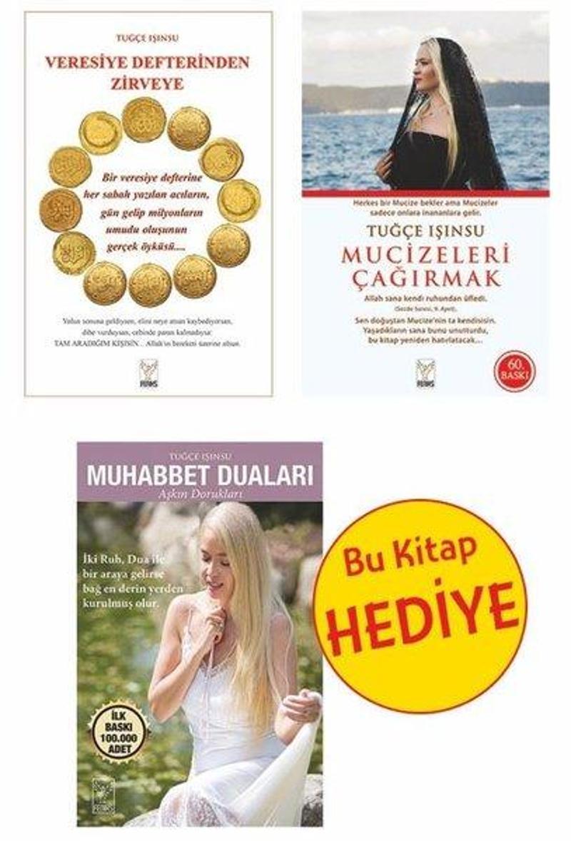 Veresiye Defteri - Mucizeleri Çağırmak Seti - 2 Kitap Takım - Hediye: Muhabbet Duaları