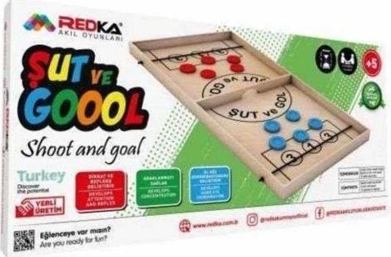Şut ve Gol Lastik Fırlatmalı Futbol Hızlı Masa Futbol