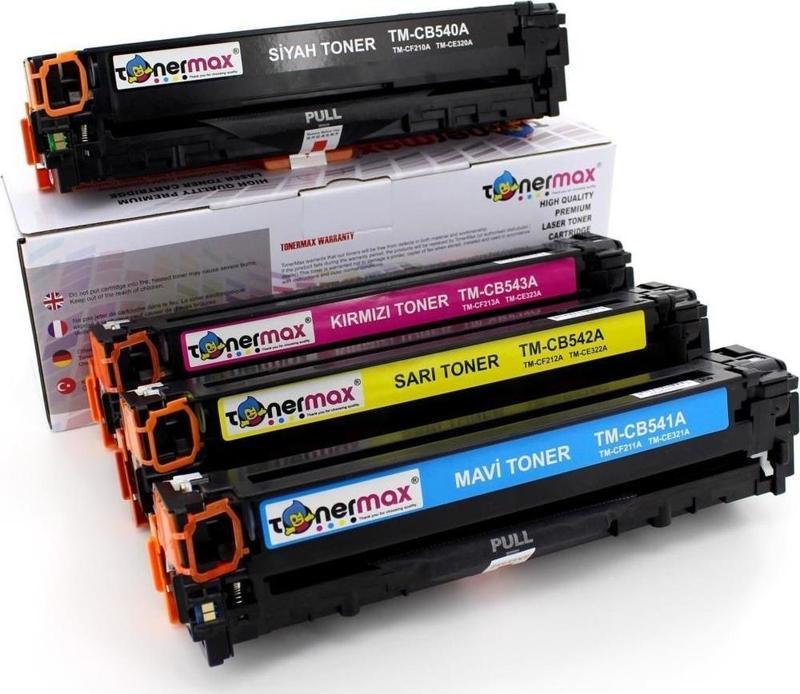 Hp CP1215 Muadil Toner Takım/ Hp CB540A Takım