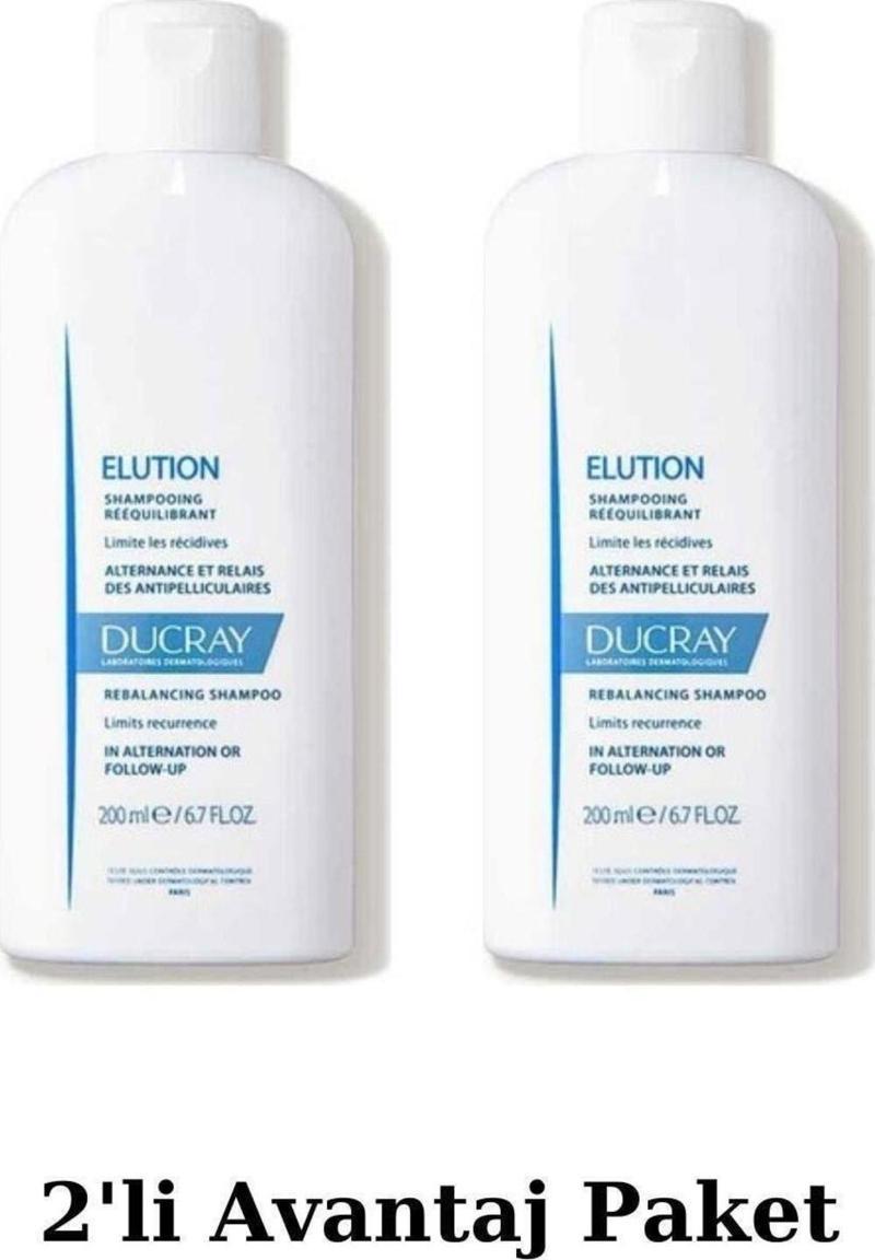 Elution Şampuan 200 Ml - Kepek Bakımında Tamamlayıcı Günlük Şampuan 2'Li Avantaj Paket